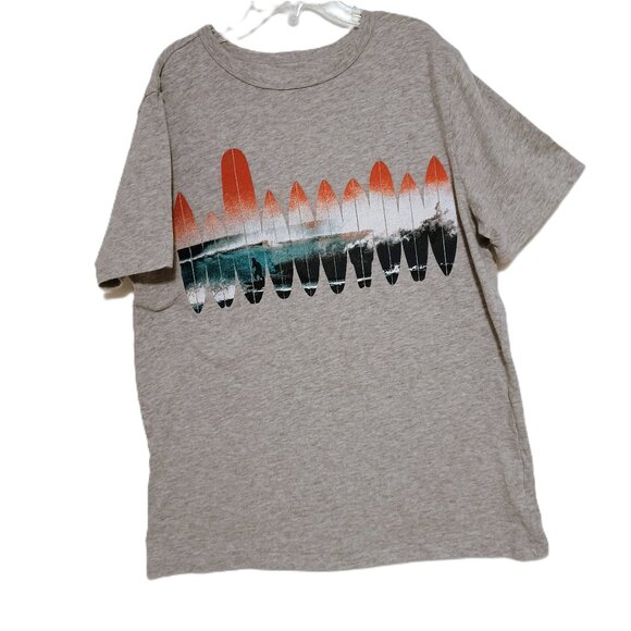 EUC: Boys' Gap sz XL Gray Surfboard Graphic T-Shirt - Picture 1 of 3